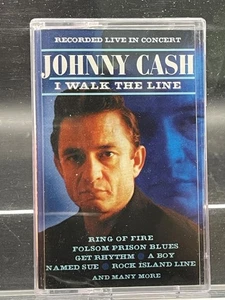 I Walk The Line Live In Concert, Johnny Cash Audio Cassette Tape - Picture 1 of 3