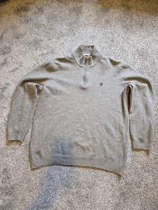 Timberland Wool Blend Quarter-Zip Jumper ~ XL (Measurements provided) - Picture 1 of 8
