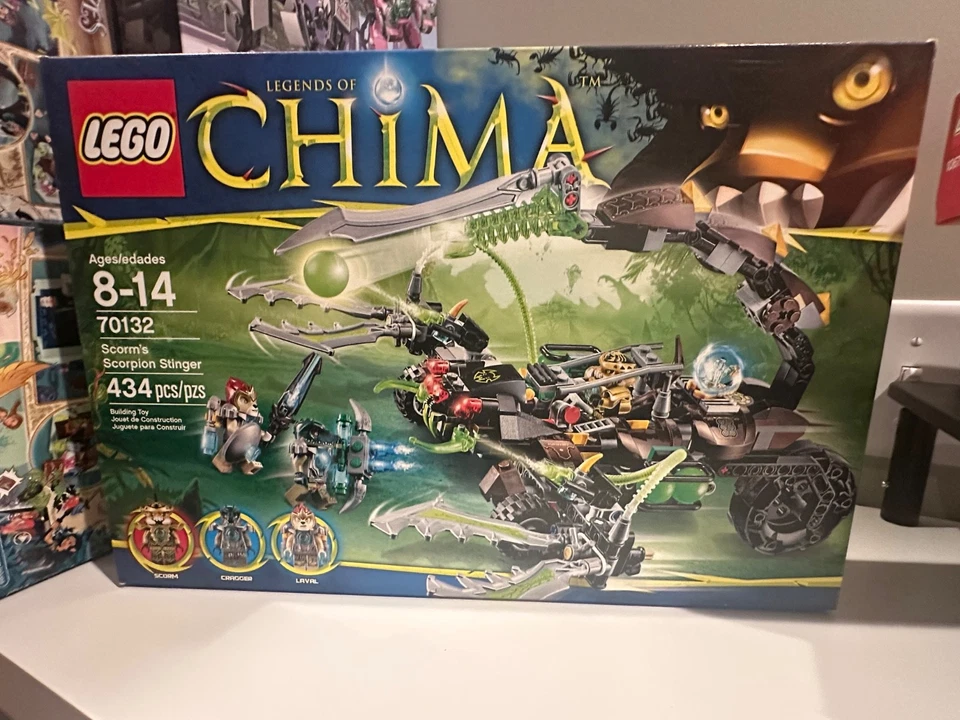 LEGO LEGENDS OF CHIMA: Scorm's Scorpion Stinger (70132) Brand New SEALED - Image 1 of 4