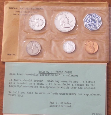 1959 Proof Set Original Packaging - Image 1 of 3