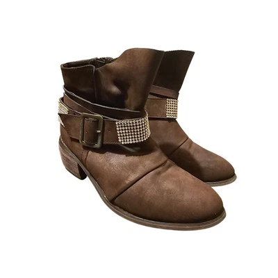 Pierre Dumas коричневый Wilder блестящий ботинок размер 6,5 - Изображение 1 из 4