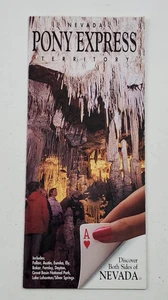 Nevada Pony Express Territory Route Highway US 50 Tourist Brochure Flyer 1990s - Picture 1 of 5