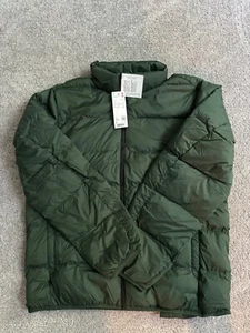 UNIQLO ultraleichte Daunenjacke (3D-Schnitt/weiter Stepp) grün Größe M - Bild 1 von 8