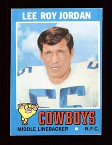 1971 Topps Football #31 LEE ROY JORDAN - DALLAS COWBOYS