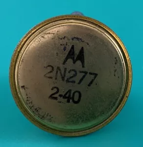 MOTOROLA 2N277 VINTAGE TRANSISTOR GOLD - Picture 1 of 5