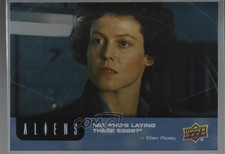 2018 Upper Deck Aliens Movie Silver Ellen Ripley Who's Laying The Eggs #66 4et