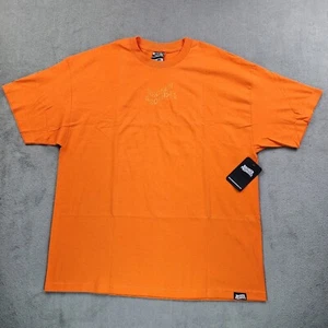 Broken Promises Shirt Mens XXL Orange Crew Neck Short Sleeve Cotton Logo Print - Picture 1 of 15
