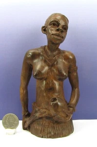 Chikumbirike IronWood Carving (#01) 6.75" Tall - Picture 1 of 5