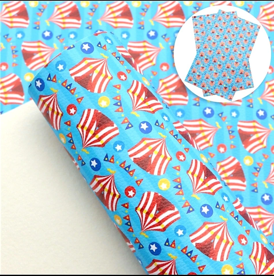 HOJA DE CUERO SINTÉTICO CIRCO 8,75" X 12" 1078914 Tienda Estrellas Penants TEXTURA LITCHI Foto 1 de 1