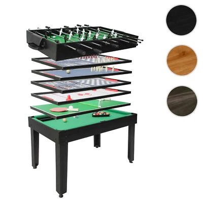 HEUTE-WOHNEN Calcio da Tavolo HWC-J15, Biliardo Hockey 7in1 Multiplayer Tavolo da Gioco MDF 82x107x60cm
