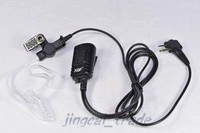 FBI Style Covert Acoustic Tube Earpiece PTT for Motorola GP300 CP200 HYT TC600 - Image 1 of 4