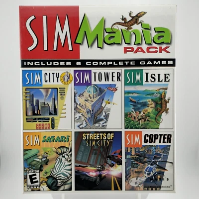 SimMania Pack, 2000, Big Box, New & Sealed - Image 1 of 4