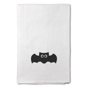 Decor Flour Kitchen Towels Black Bat Style A Cleaning Supplies Dish Towels White - Picture 1 of 7