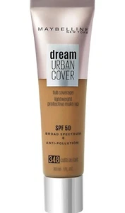 Maybelline Dream Urban Cover Foundation SPF50 - 348 Cafe Au Lait - Picture 1 of 3