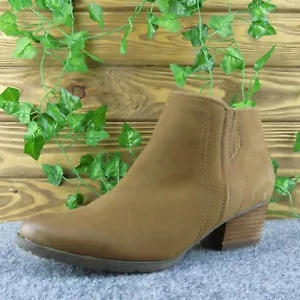 Blondo B4935933 Women Ankle Boots Brown Leather Zip Size 9.5 Medium - Picture 1 of 10