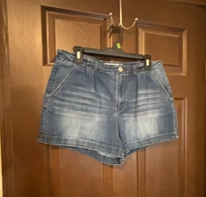 Indigo Rein Short Jean Shorts Juniors Size 15/33 Blue Denim Womens - Picture 1 of 4