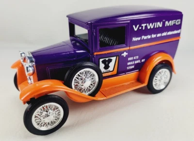 Ted Cycle Coin Bank Die-Cast #8225 Limited Ed. Model A 1/25 scale w/key 6" Vint - Image 1 of 4