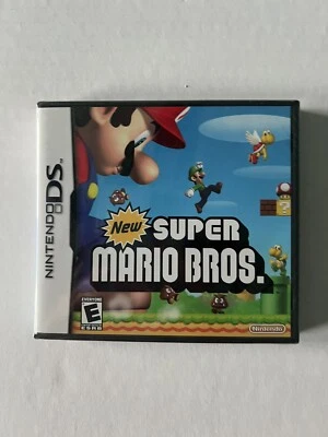 Новый Super Mario Bros. Nintendo DS совершенно новый в заводской упаковке подлинный черный ярлык - Изображение 1 из 4