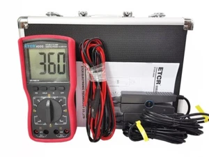 Double Clamp Digital Phase Mete AC Voltage AC Leakage Current Tester Voltmeter - Picture 1 of 19
