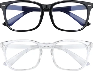 2 Pack Blue Light Glasses for Men & Women, Computer Glasses - Picture 1 of 7