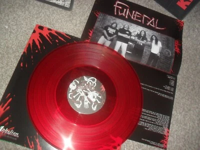 FUNERAL -FUNERAL- AWESOME RARE RED LP VINYL DEATH SODOM AUTOPSY COLLECTORS MINT - Image 1 of 3
