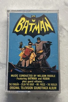 Batman Original Television Soundtrack Album Cassette 1989 NEW Batman and Robin - Image 1 of 4