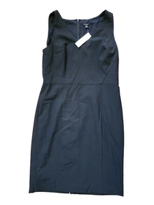 Ann Taylor Dress Womens Size 14 Black Sheath Cocktail VNeck Dress New/ NWT - Picture 1 of 8