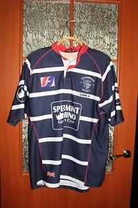 Camicia in jersey indossata Stourbridge Grasshoppers RFC 2008 #5 -taglia 48 - Foto 1 di 7