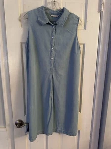 Abito donna denim morbido Dintorni taglia L blu senza maniche morbido Lagenlook - Foto 1 di 8