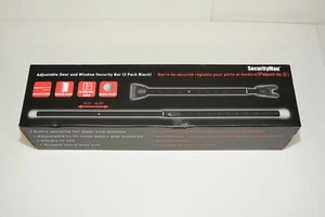 SECURITYMAN 2-In-1 Heavy Duty Door Security Bar Door WIndows Patio (2 Pack) NIB - Picture 1 of 4