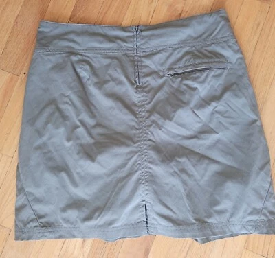 Royal Robbins Olive Green Stretch Rear Pocket Skort, Active Wear Skirt/Short , 8 - Image 1 of 4