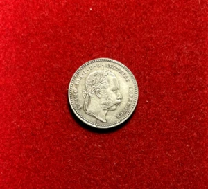 Austria 1870 20 Kreuzer Silver Coin KM#2212 Franz Joseph I T2534a - Picture 1 of 2