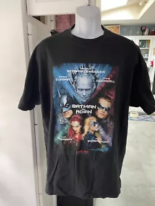 Vintage 1997 DC COMICS BATMAN & ROBIN MOVIE Single Stitch Grafik T-Shirt XL - Bild 1 von 4
