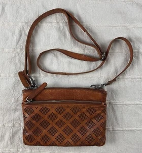 Vilenca Holland Leder Crossbody Schultertasche kleine Handtasche Boho Anthropologie - Bild 1 von 12
