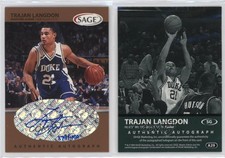1999 Sage Auto Bronze /450 Trajan Langdon #A29 Rookie Auto RC