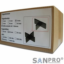 500 Stk. Fugenkreuze 5mm für Terrassenplatten Bodenplatten Fliesenkreuze 5 mm