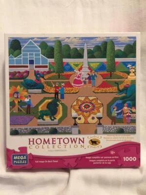 Heronim Wysocki FLOWER FESTIVAL Hometown Collection 1000 pc Puzzle 2013 Complete - Image 1 of 4