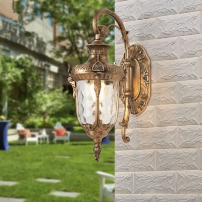 Outdoor Wall Light Garden Wall Lamp Balcony Wall Sconce Home Brown Wall Lighting - image 1 of 4