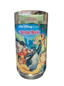 Jungle Book Walt Disney Plastic Cup #2 (Vintage Happy Meal Glasses, Burger King) - Picture 1 of 9