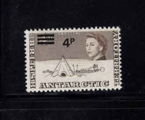 British Antarctic (BAT) 1971 4p tienda trineo de hielo campamento MNH SG 30 Sc 31 - Imagen 1 de 1