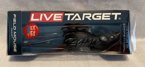 Live Target Field Mouse, Discontinued, 2 3/4", 1/2oz, NIP, Topwater, Black - Picture 1 of 2