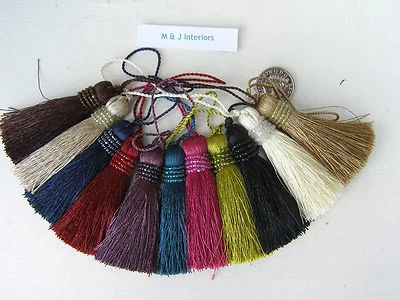 Milly Key Tassels decorative Trimming cushions, pelmets, trinket boxes x 10 - Image 1 of 4