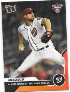 Max Scherzer - 2020 TOPPS NOW Bracket Bonanza Card BB5-2 (PR 277)