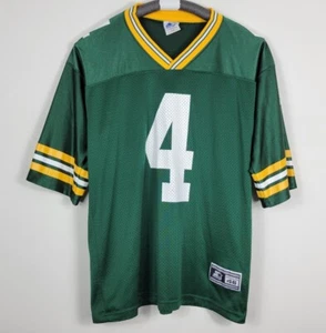 Brett Favre #4 Green Bay Packers Vintage Starter NFL Football Jersey Mens 46 M - Picture 1 of 20