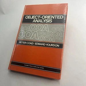 Object Oriented Analysis By Peter Coad Edward Yourdon Vintage Computer Software - Picture 1 of 19