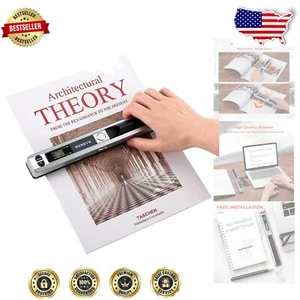 Handheld Photo Scanner for A4 Documents - Easy USB Transfer, No Drivers Needed - Picture 1 of 11