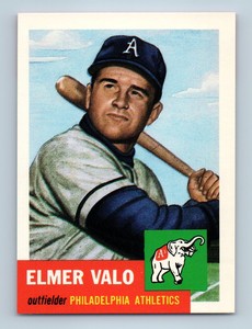 1991 Topps Archives 1953 Elmer Valo Philadelphia Athletics #122 Reprint