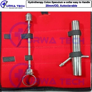 Speculum colon idroterapia con collare facile da maneggiare, 20 mm/OD, autoclavabile - Foto 1 di 5