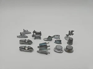 Fichas de repuesto Monopoly - 15 piezas clásicas dedal, barco, perro, carretilla, coche - Imagen 1 de 1