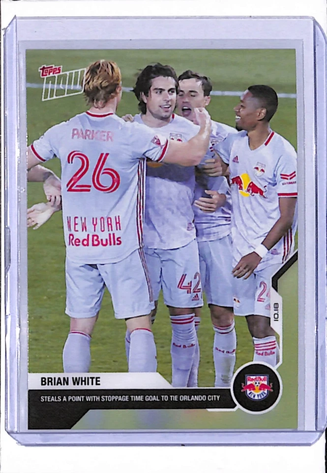 2020 TOPPS NOW MLS #41 BRIAN WHITE - PRINT RUN 46 - STEALS POINT 2 TIE ORLANDO! - Image 1 of 2